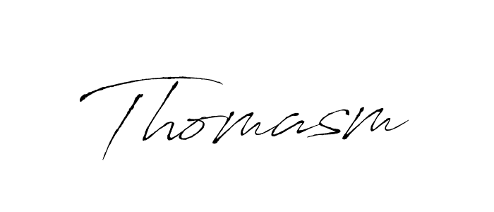 Thomasm stylish signature style. Best Handwritten Sign (Antro_Vectra) for my name. Handwritten Signature Collection Ideas for my name Thomasm. Thomasm signature style 6 images and pictures png