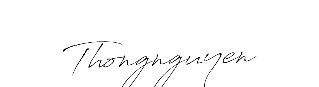 Also we have Thongnguyen name is the best signature style. Create professional handwritten signature collection using Antro_Vectra autograph style. Thongnguyen signature style 6 images and pictures png
