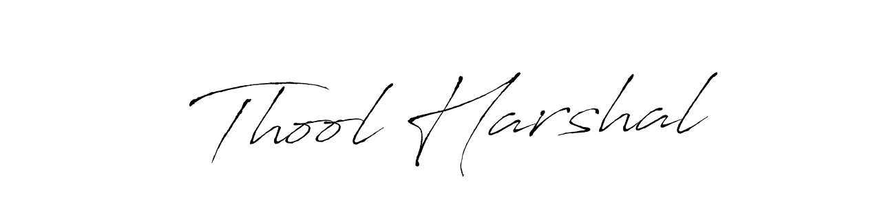 Once you've used our free online signature maker to create your best signature Antro_Vectra style, it's time to enjoy all of the benefits that Thool Harshal name signing documents. Thool Harshal signature style 6 images and pictures png