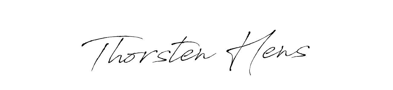 Use a signature maker to create a handwritten signature online. With this signature software, you can design (Antro_Vectra) your own signature for name Thorsten Hens. Thorsten Hens signature style 6 images and pictures png
