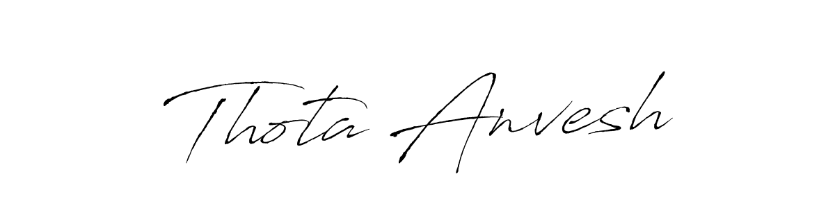 Make a short Thota Anvesh signature style. Manage your documents anywhere anytime using Antro_Vectra. Create and add eSignatures, submit forms, share and send files easily. Thota Anvesh signature style 6 images and pictures png