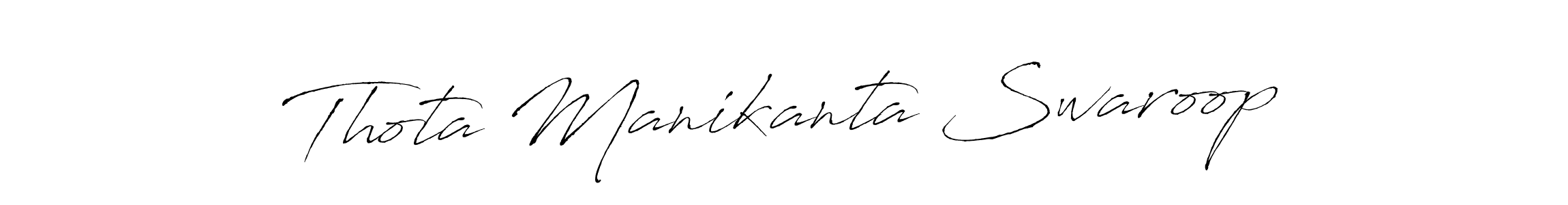 You can use this online signature creator to create a handwritten signature for the name Thota Manikanta Swaroop. This is the best online autograph maker. Thota Manikanta Swaroop signature style 6 images and pictures png