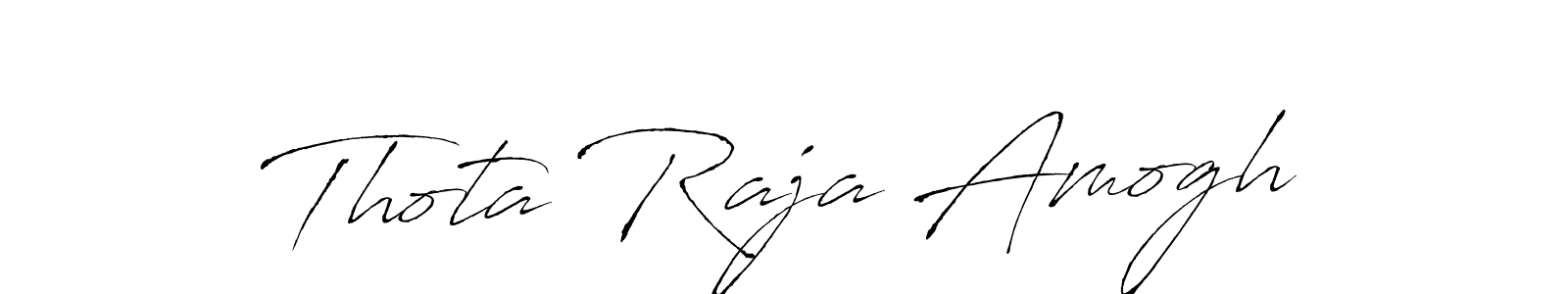 Use a signature maker to create a handwritten signature online. With this signature software, you can design (Antro_Vectra) your own signature for name Thota Raja Amogh. Thota Raja Amogh signature style 6 images and pictures png