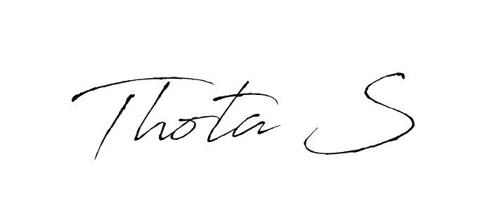 Antro_Vectra is a professional signature style that is perfect for those who want to add a touch of class to their signature. It is also a great choice for those who want to make their signature more unique. Get Thota S name to fancy signature for free. Thota S signature style 6 images and pictures png