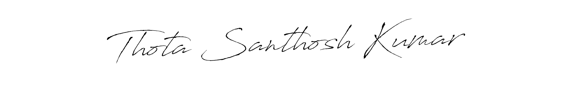 Best and Professional Signature Style for Thota Santhosh Kumar. Antro_Vectra Best Signature Style Collection. Thota Santhosh Kumar signature style 6 images and pictures png