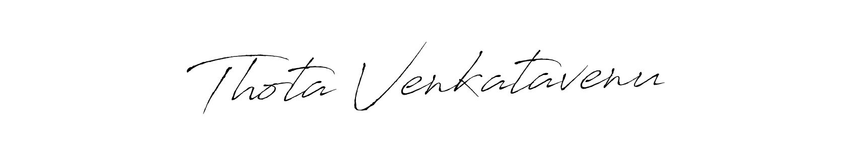 How to make Thota Venkatavenu signature? Antro_Vectra is a professional autograph style. Create handwritten signature for Thota Venkatavenu name. Thota Venkatavenu signature style 6 images and pictures png