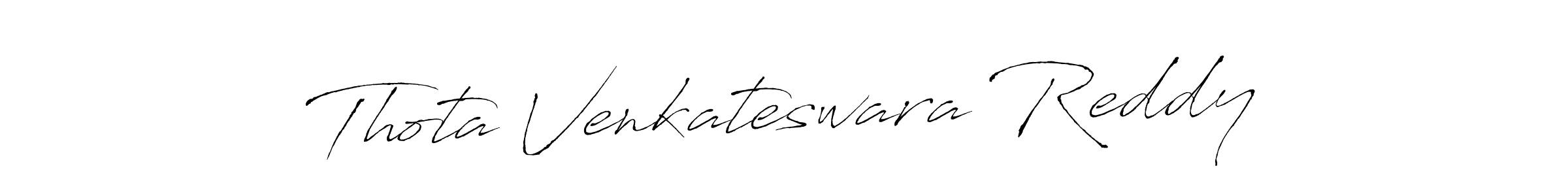 Thota Venkateswara Reddy stylish signature style. Best Handwritten Sign (Antro_Vectra) for my name. Handwritten Signature Collection Ideas for my name Thota Venkateswara Reddy. Thota Venkateswara Reddy signature style 6 images and pictures png