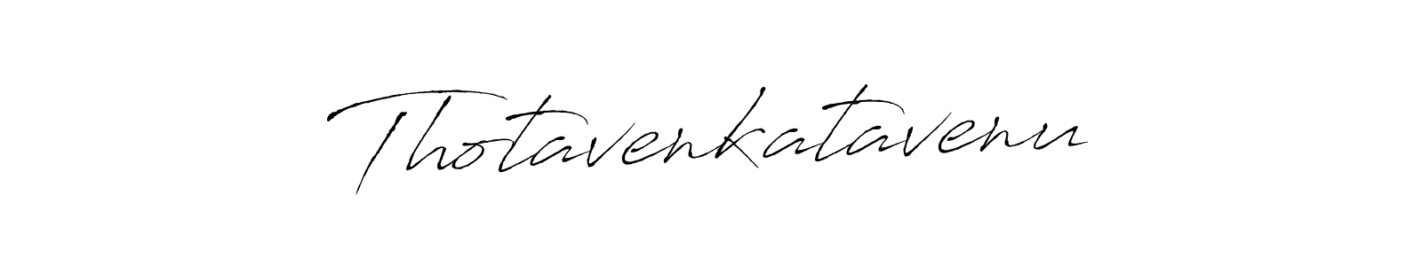 How to make Thotavenkatavenu name signature. Use Antro_Vectra style for creating short signs online. This is the latest handwritten sign. Thotavenkatavenu signature style 6 images and pictures png