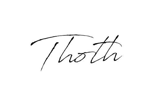 Also we have Thoth name is the best signature style. Create professional handwritten signature collection using Antro_Vectra autograph style. Thoth signature style 6 images and pictures png