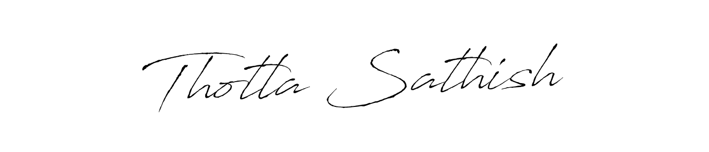 Also we have Thotla Sathish name is the best signature style. Create professional handwritten signature collection using Antro_Vectra autograph style. Thotla Sathish signature style 6 images and pictures png