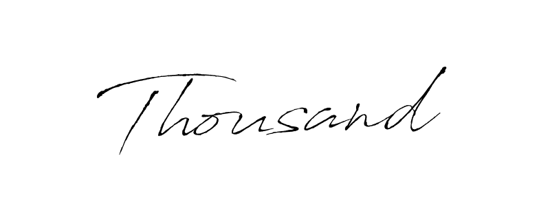 if you are searching for the best signature style for your name Thousand. so please give up your signature search. here we have designed multiple signature styles  using Antro_Vectra. Thousand signature style 6 images and pictures png