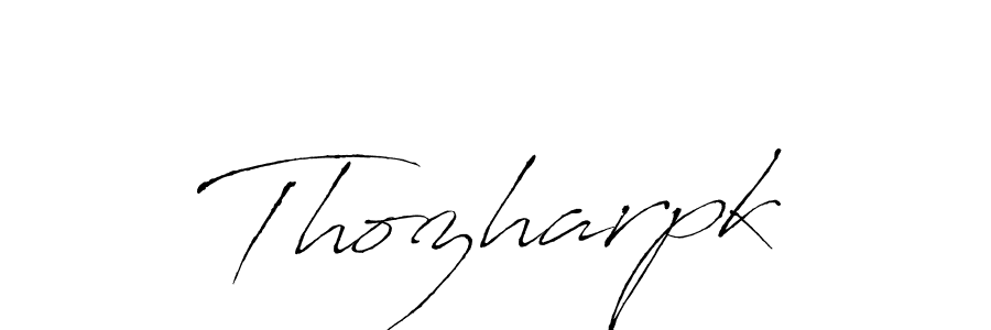 How to make Thozharpk name signature. Use Antro_Vectra style for creating short signs online. This is the latest handwritten sign. Thozharpk signature style 6 images and pictures png