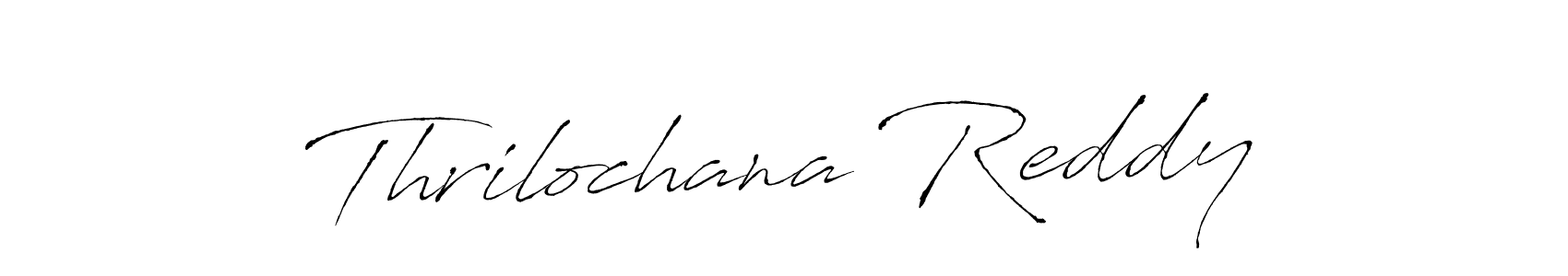 Design your own signature with our free online signature maker. With this signature software, you can create a handwritten (Antro_Vectra) signature for name Thrilochana Reddy. Thrilochana Reddy signature style 6 images and pictures png