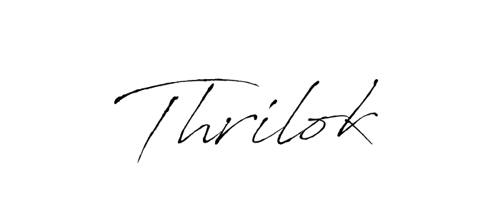 Make a beautiful signature design for name Thrilok. Use this online signature maker to create a handwritten signature for free. Thrilok signature style 6 images and pictures png