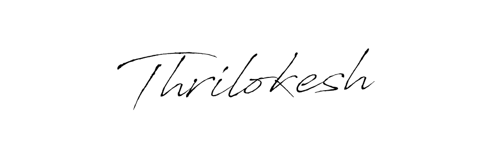 Also we have Thrilokesh name is the best signature style. Create professional handwritten signature collection using Antro_Vectra autograph style. Thrilokesh signature style 6 images and pictures png