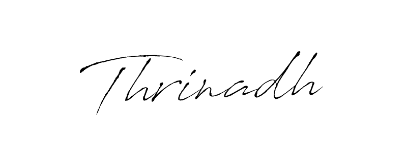 Design your own signature with our free online signature maker. With this signature software, you can create a handwritten (Antro_Vectra) signature for name Thrinadh. Thrinadh signature style 6 images and pictures png