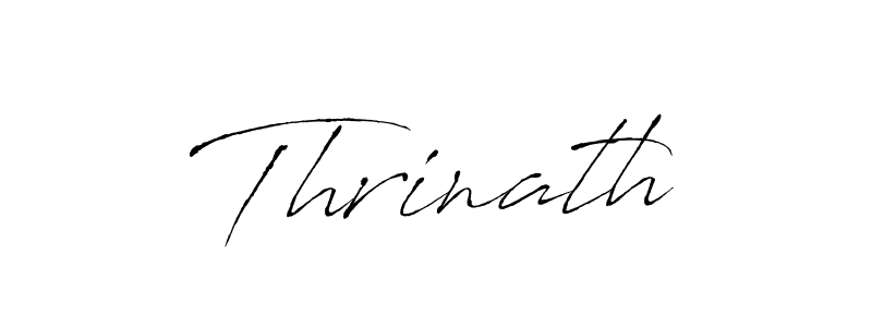 Design your own signature with our free online signature maker. With this signature software, you can create a handwritten (Antro_Vectra) signature for name Thrinath. Thrinath signature style 6 images and pictures png