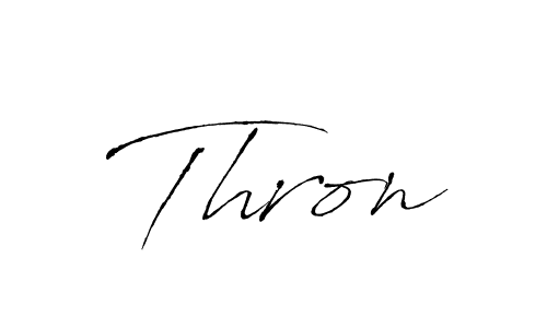 How to make Thron signature? Antro_Vectra is a professional autograph style. Create handwritten signature for Thron name. Thron signature style 6 images and pictures png