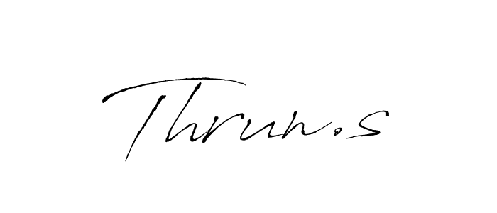 It looks lik you need a new signature style for name Thrun.s. Design unique handwritten (Antro_Vectra) signature with our free signature maker in just a few clicks. Thrun.s signature style 6 images and pictures png