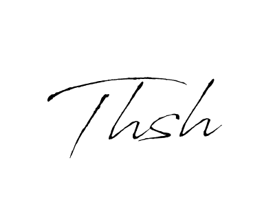 Make a beautiful signature design for name Thsh. Use this online signature maker to create a handwritten signature for free. Thsh signature style 6 images and pictures png