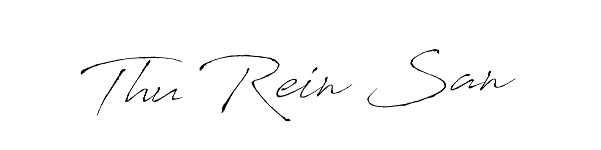 How to make Thu Rein San name signature. Use Antro_Vectra style for creating short signs online. This is the latest handwritten sign. Thu Rein San signature style 6 images and pictures png