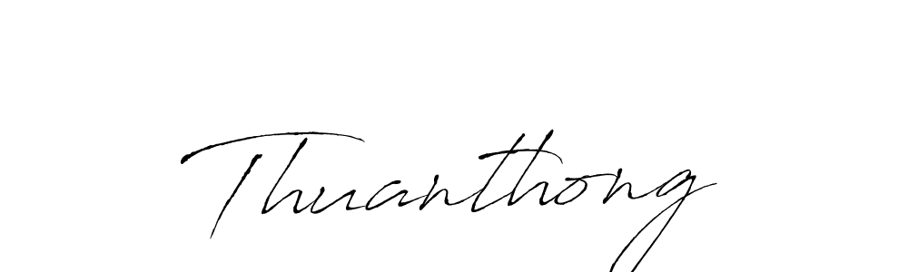 Thuanthong stylish signature style. Best Handwritten Sign (Antro_Vectra) for my name. Handwritten Signature Collection Ideas for my name Thuanthong. Thuanthong signature style 6 images and pictures png