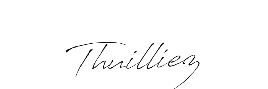 Create a beautiful signature design for name Thuilliez. With this signature (Antro_Vectra) fonts, you can make a handwritten signature for free. Thuilliez signature style 6 images and pictures png