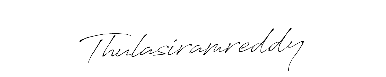 Make a beautiful signature design for name Thulasiramreddy. Use this online signature maker to create a handwritten signature for free. Thulasiramreddy signature style 6 images and pictures png