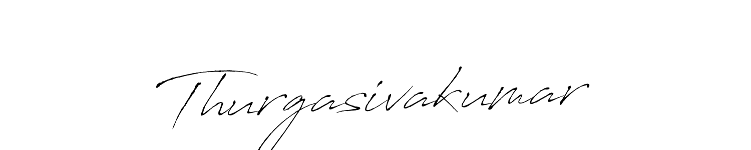 How to make Thurgasivakumar signature? Antro_Vectra is a professional autograph style. Create handwritten signature for Thurgasivakumar name. Thurgasivakumar signature style 6 images and pictures png