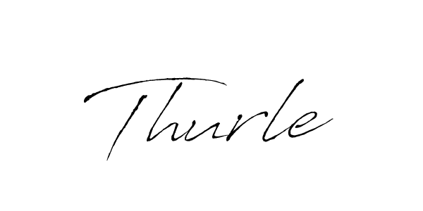 Make a beautiful signature design for name Thurle. With this signature (Antro_Vectra) style, you can create a handwritten signature for free. Thurle signature style 6 images and pictures png