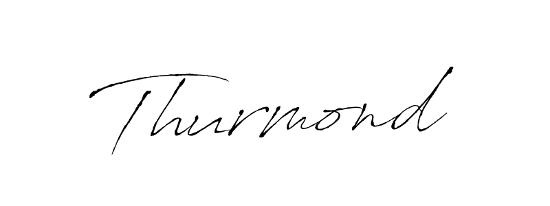 Design your own signature with our free online signature maker. With this signature software, you can create a handwritten (Antro_Vectra) signature for name Thurmond. Thurmond signature style 6 images and pictures png