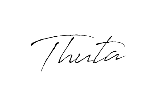 Make a beautiful signature design for name Thuta. Use this online signature maker to create a handwritten signature for free. Thuta signature style 6 images and pictures png