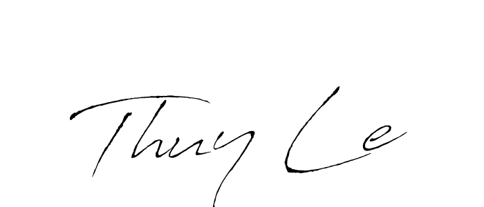 You should practise on your own different ways (Antro_Vectra) to write your name (Thuy Le) in signature. don't let someone else do it for you. Thuy Le signature style 6 images and pictures png