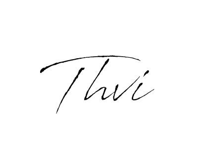 Thvi stylish signature style. Best Handwritten Sign (Antro_Vectra) for my name. Handwritten Signature Collection Ideas for my name Thvi. Thvi signature style 6 images and pictures png