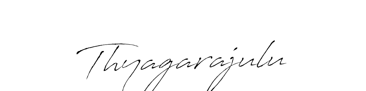 Make a beautiful signature design for name Thyagarajulu. With this signature (Antro_Vectra) style, you can create a handwritten signature for free. Thyagarajulu signature style 6 images and pictures png