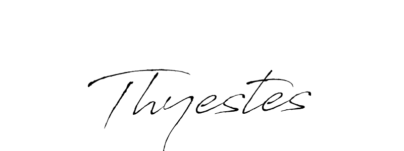 Create a beautiful signature design for name Thyestes. With this signature (Antro_Vectra) fonts, you can make a handwritten signature for free. Thyestes signature style 6 images and pictures png