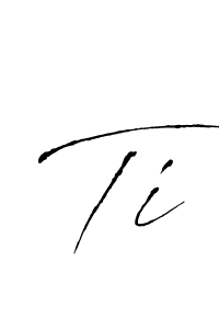 How to make Ti signature? Antro_Vectra is a professional autograph style. Create handwritten signature for Ti name. Ti signature style 6 images and pictures png