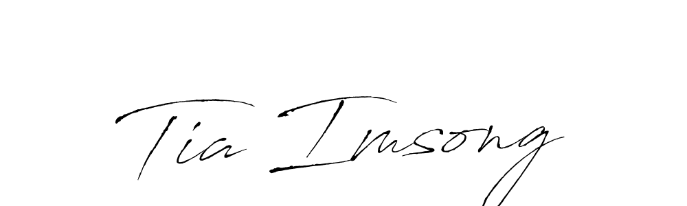 if you are searching for the best signature style for your name Tia Imsong. so please give up your signature search. here we have designed multiple signature styles  using Antro_Vectra. Tia Imsong signature style 6 images and pictures png