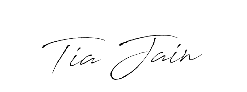 Once you've used our free online signature maker to create your best signature Antro_Vectra style, it's time to enjoy all of the benefits that Tia Jain name signing documents. Tia Jain signature style 6 images and pictures png