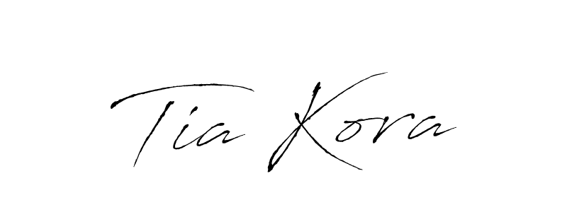 Antro_Vectra is a professional signature style that is perfect for those who want to add a touch of class to their signature. It is also a great choice for those who want to make their signature more unique. Get Tia Kora name to fancy signature for free. Tia Kora signature style 6 images and pictures png