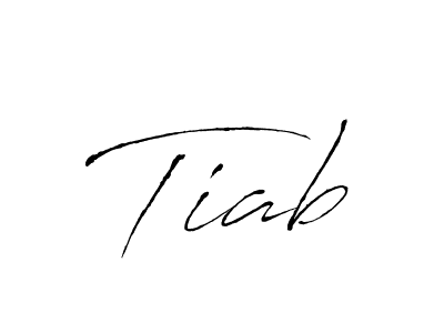 The best way (Antro_Vectra) to make a short signature is to pick only two or three words in your name. The name Tiab include a total of six letters. For converting this name. Tiab signature style 6 images and pictures png