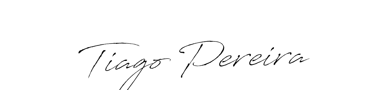 Design your own signature with our free online signature maker. With this signature software, you can create a handwritten (Antro_Vectra) signature for name Tiago Pereira. Tiago Pereira signature style 6 images and pictures png