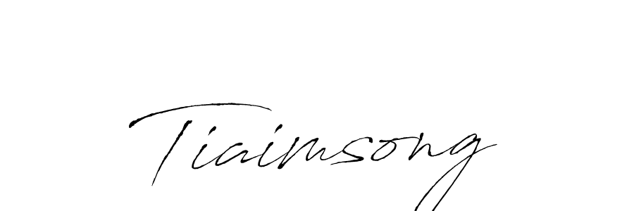 Use a signature maker to create a handwritten signature online. With this signature software, you can design (Antro_Vectra) your own signature for name Tiaimsong. Tiaimsong signature style 6 images and pictures png