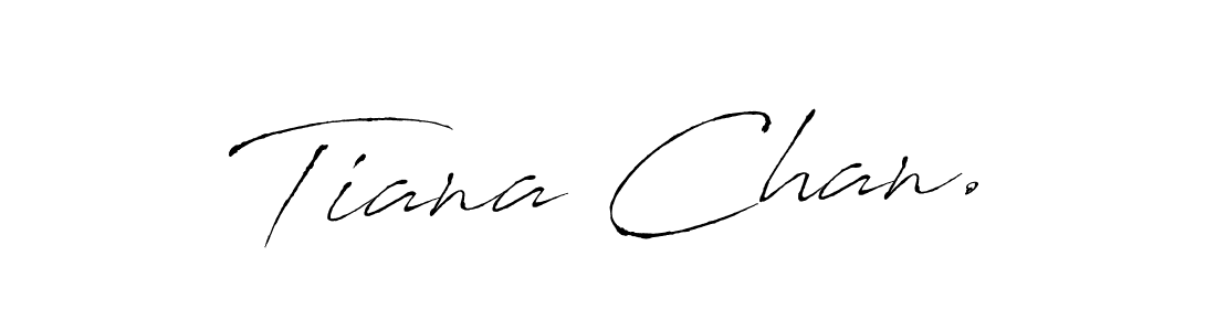 Also You can easily find your signature by using the search form. We will create Tiana Chan. name handwritten signature images for you free of cost using Antro_Vectra sign style. Tiana Chan. signature style 6 images and pictures png