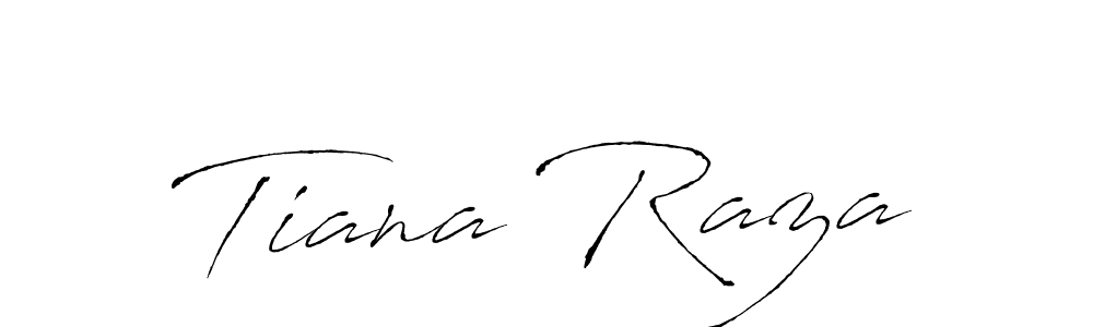 The best way (Antro_Vectra) to make a short signature is to pick only two or three words in your name. The name Tiana Raza include a total of six letters. For converting this name. Tiana Raza signature style 6 images and pictures png