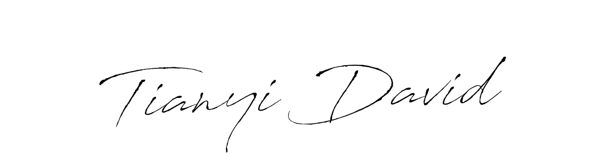 Similarly Antro_Vectra is the best handwritten signature design. Signature creator online .You can use it as an online autograph creator for name Tianyi David. Tianyi David signature style 6 images and pictures png