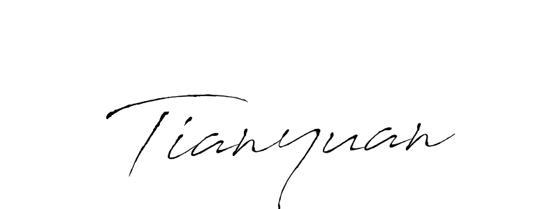 Make a beautiful signature design for name Tianyuan. With this signature (Antro_Vectra) style, you can create a handwritten signature for free. Tianyuan signature style 6 images and pictures png