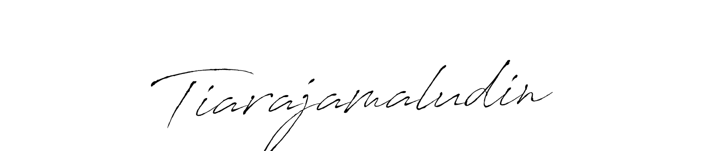 Tiarajamaludin stylish signature style. Best Handwritten Sign (Antro_Vectra) for my name. Handwritten Signature Collection Ideas for my name Tiarajamaludin. Tiarajamaludin signature style 6 images and pictures png