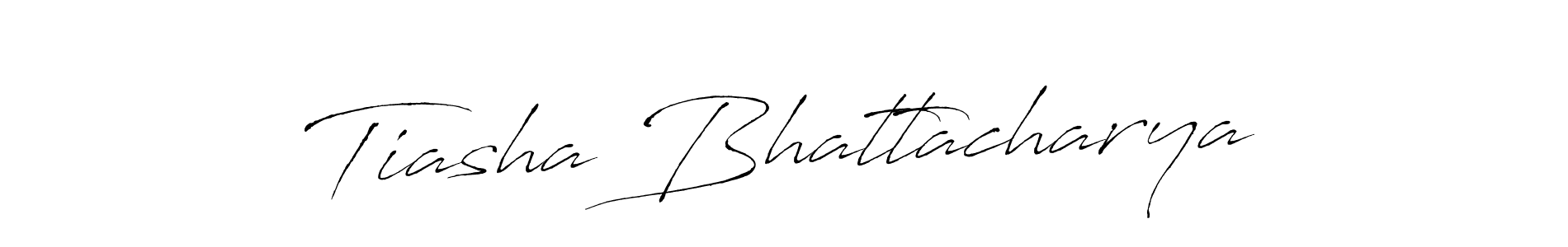 Create a beautiful signature design for name Tiasha Bhattacharya. With this signature (Antro_Vectra) fonts, you can make a handwritten signature for free. Tiasha Bhattacharya signature style 6 images and pictures png