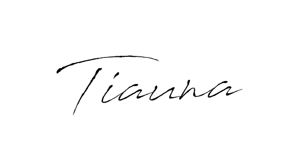 How to make Tiauna name signature. Use Antro_Vectra style for creating short signs online. This is the latest handwritten sign. Tiauna signature style 6 images and pictures png
